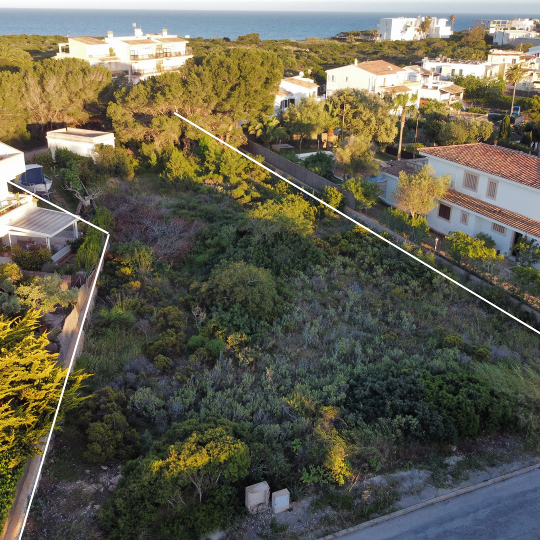 building land for sale in portocolom with sea views