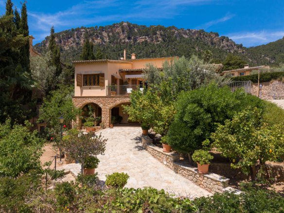 Finca for sale in Valldemossa with mountain views contact Anderson West today to tour this home in Valldemossa Mallorca