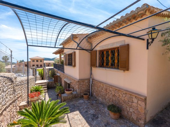 Bright living room in Valldemossa property for sale