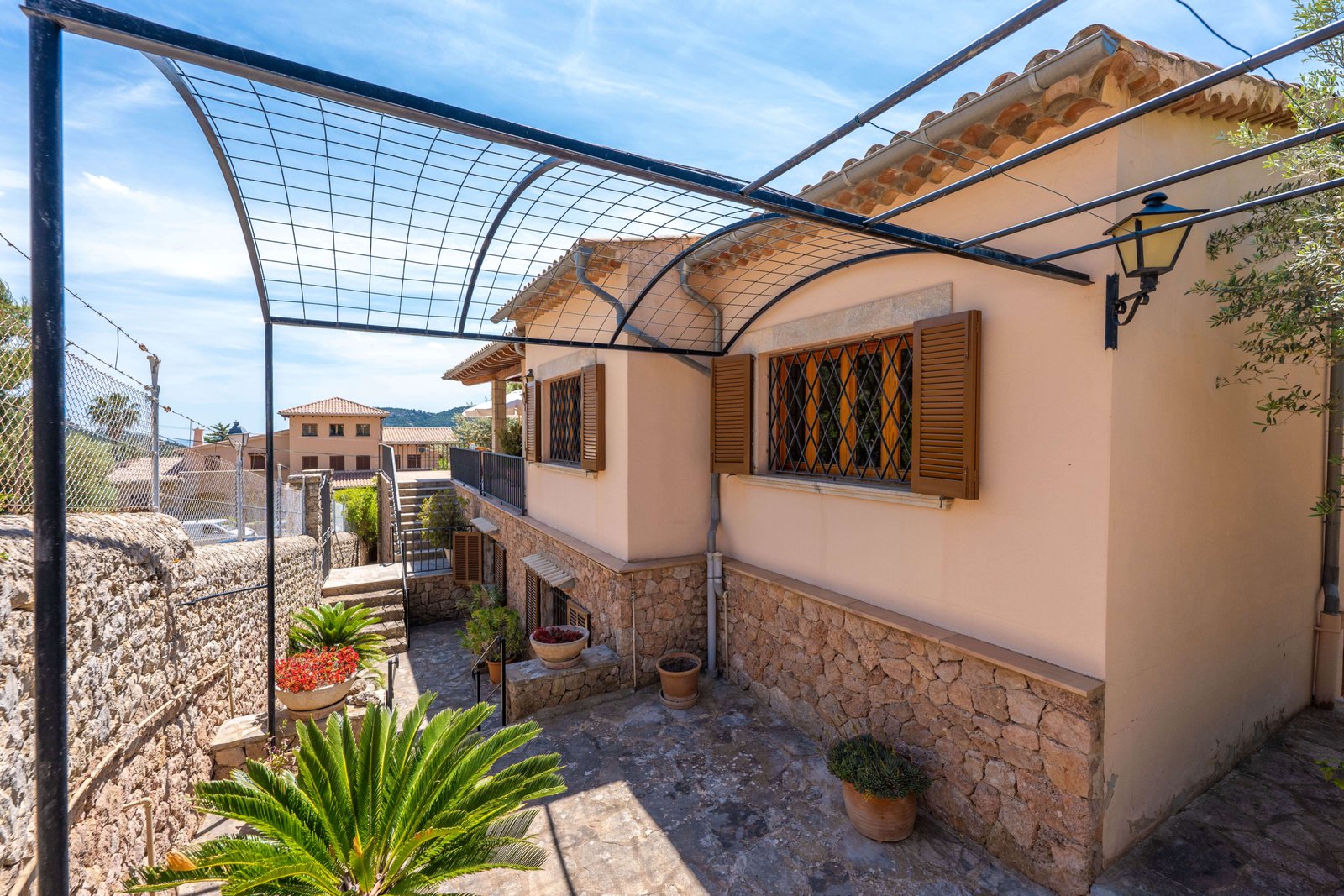 Bright living room in Valldemossa property for sale