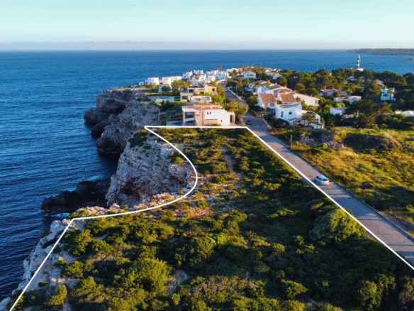 building land in east of mallorca on the first sea line contact Anderson West in felanitx today