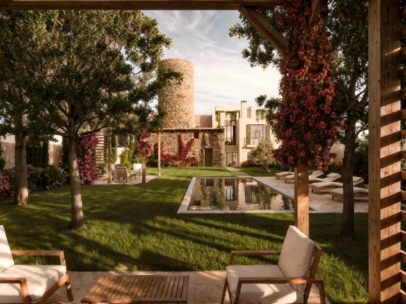 New Windmill Home for Sale in Felanitx | Bodega and Spa