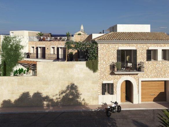 S’Herba Blanca – A Large Townhome Project for Elevated & Spacious Living in Popular Ses Salines, Mallorca