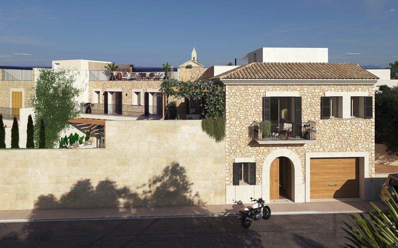S’Herba Blanca – A Large Townhome Project for Elevated & Spacious Living in Popular Ses Salines, Mallorca