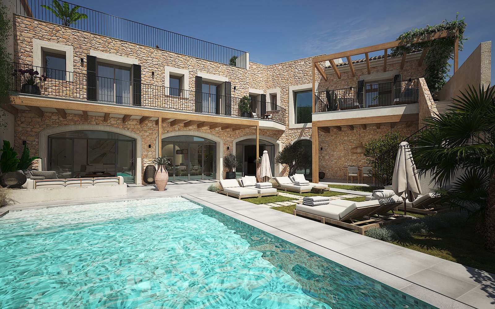 S’Herba Blanca – A Large Townhome Project for Elevated & Spacious Living in Popular Ses Salines, Mallorca