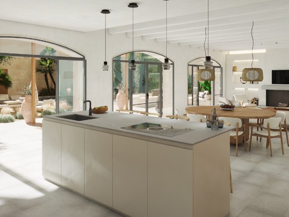 S’Herba Blanca – A Large Townhome Project for Elevated & Spacious Living in Popular Ses Salines, Mallorca