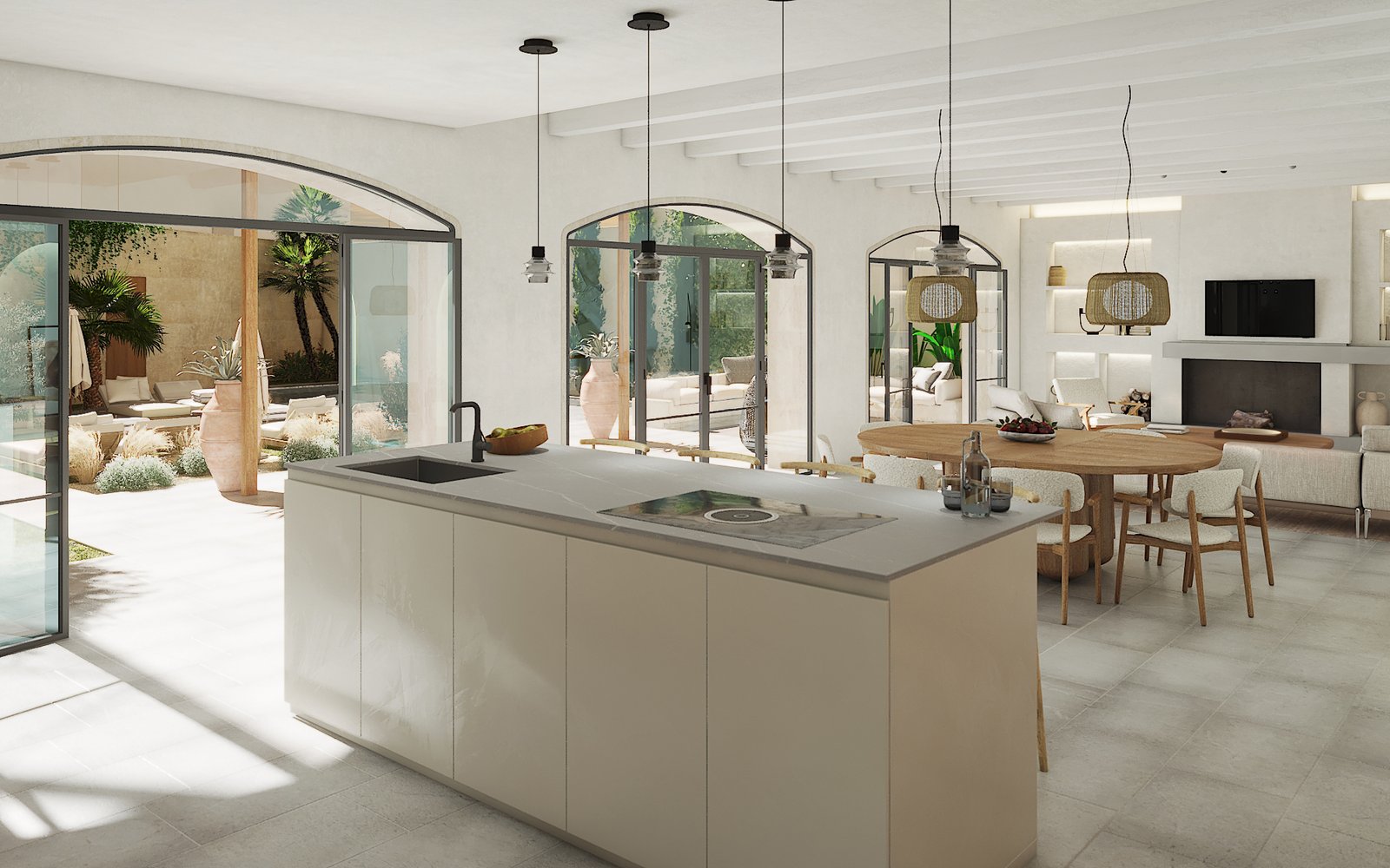 S’Herba Blanca – A Large Townhome Project for Elevated & Spacious Living in Popular Ses Salines, Mallorca