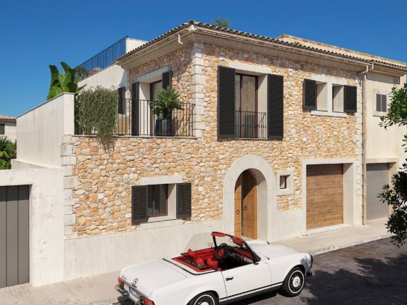 Sa Punta, New Development Village Home for Sale in Ses Salines Mallorca