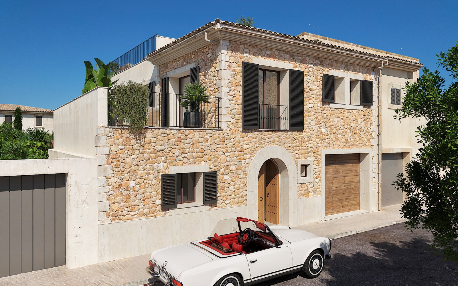 02 – Cm_E_001_B_v4 (1) Sa Punta, New Development Village Home for Sale in Ses Salines Mallorca