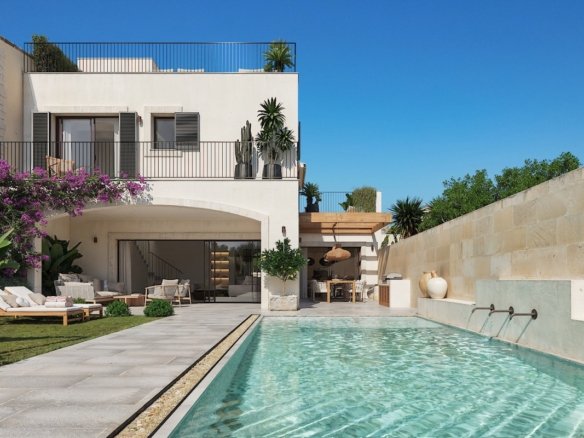 Sa Punta, New Development Village Home for Sale in Ses Salines Mallorca