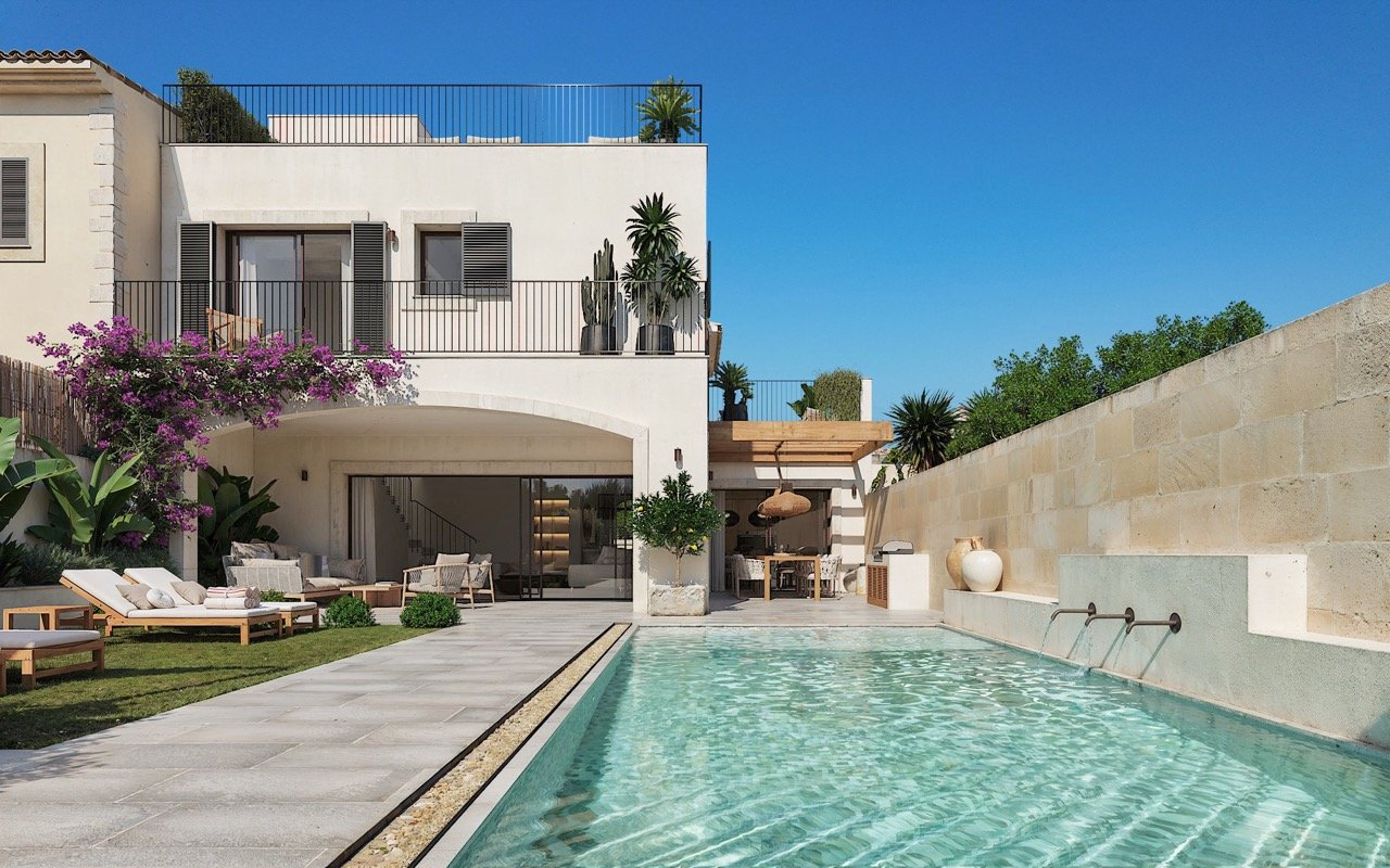 03 – Cm_E_002_v4 Large Sa Punta, New Development Village Home for Sale in Ses Salines Mallorca