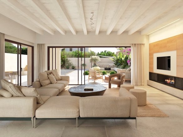 Sa Punta, New Development Village Home for Sale in Ses Salines Mallorca