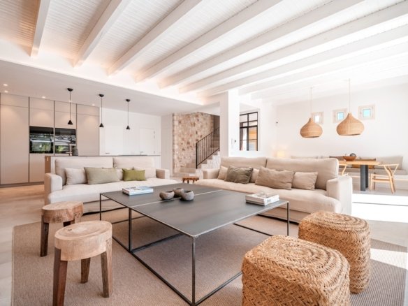 Sea Views, Village Soul: A Oasis Townhouse in Ses Salines