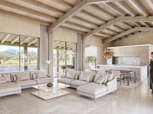 A Blank Canvas in Binissalem: Approved Villa Project on 24,860 m² of Rustic Land