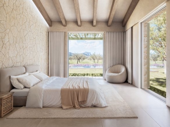 A Blank Canvas in Binissalem: Approved Villa Project on 24,860 m² of Rustic Land