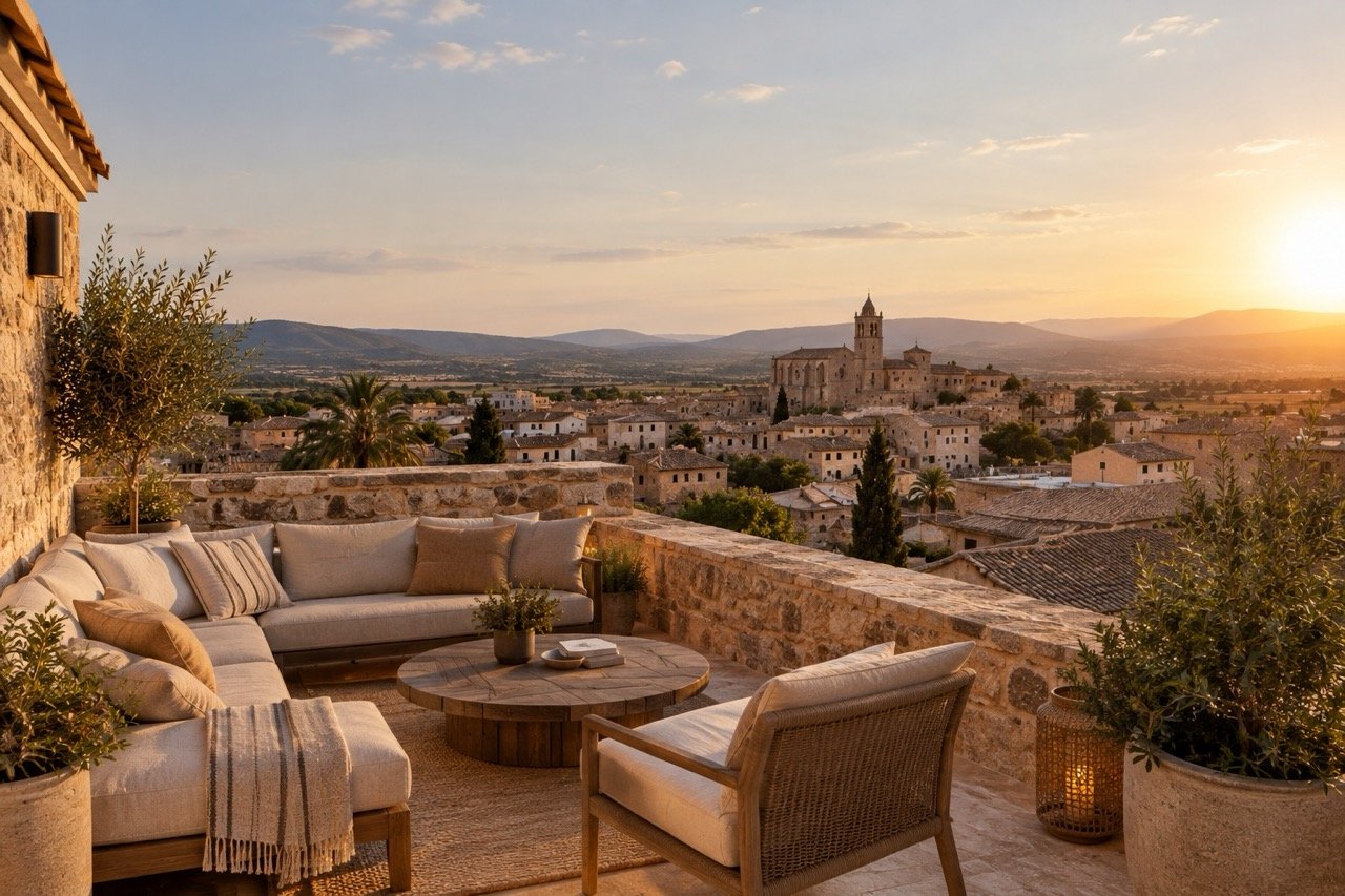 Detached Villa Project for Sale in Felanitx — 310m² Buildable, Mountain Views, Mallorca